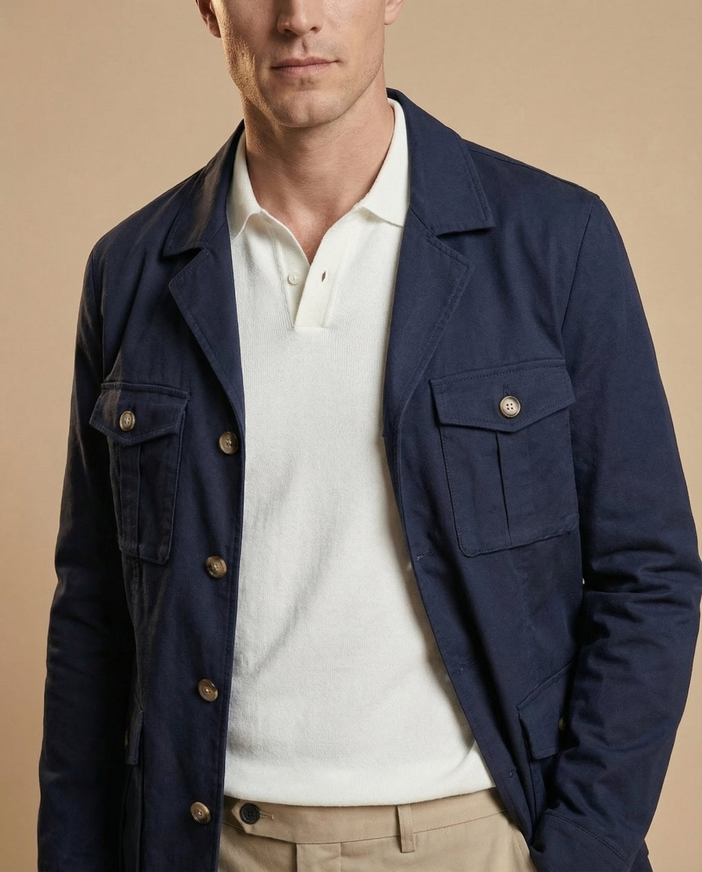Chaqueta Sahara Marino