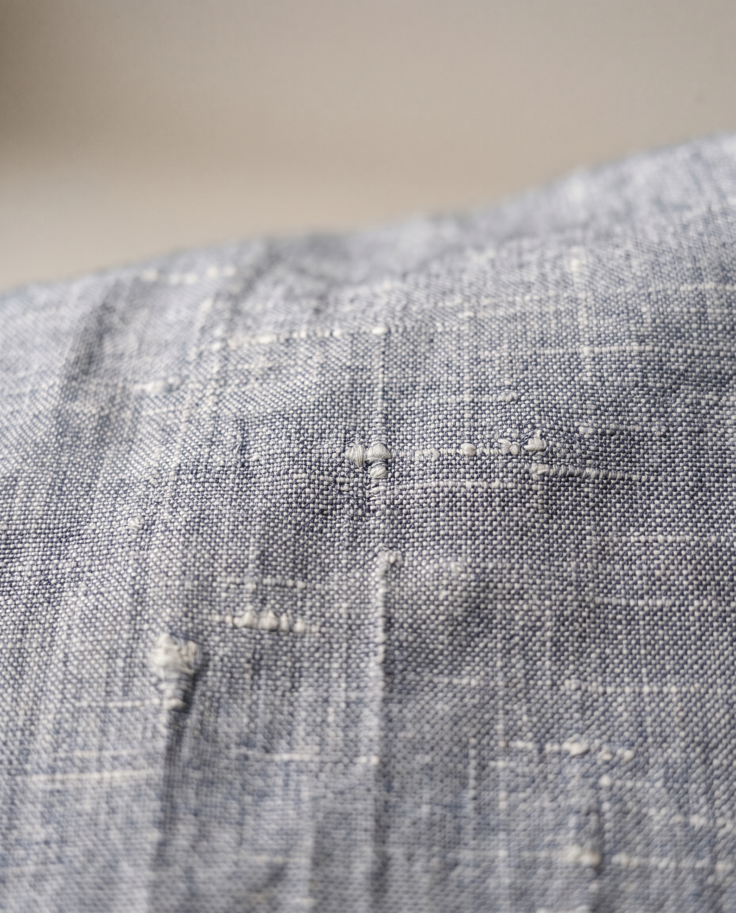 Guayabera Kotor - macro tejido chambray