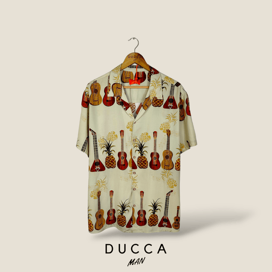 Camisa Hawaiana Guitarras - DUCCA