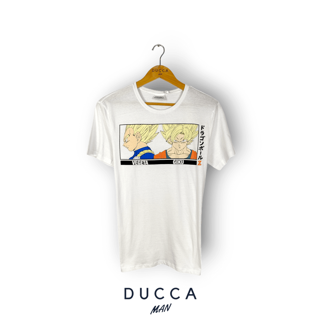 Camiseta Dragón Ball Goku & Vegeta - DUCCA Camisetas de Manga Corta S DUCCA