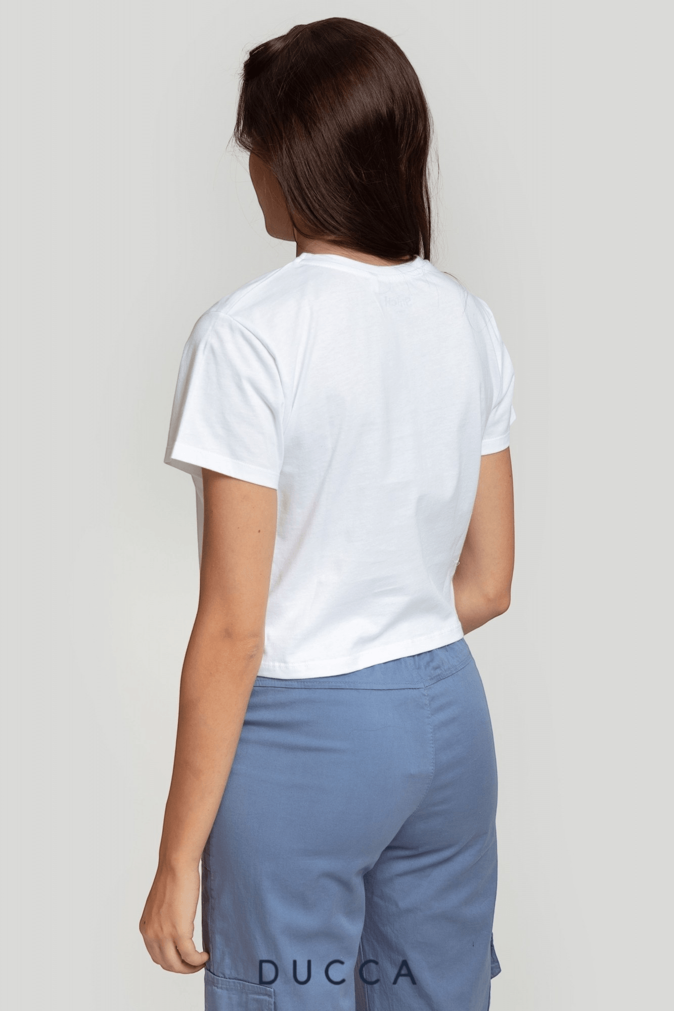 Camiseta Stitch Cropped - DUCCA