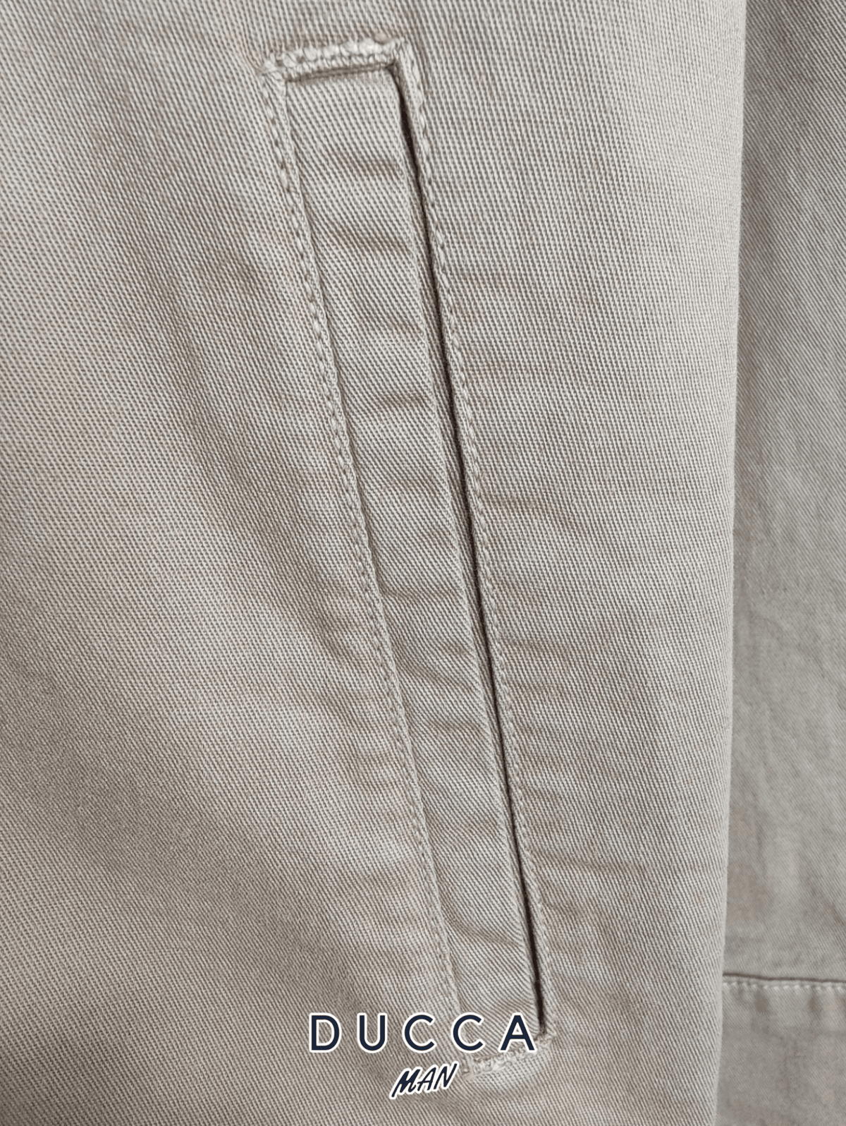 Sobrecamisa Cuatro Cierres Beige - DUCCA Sobrecamisas Hombre M DUCCA