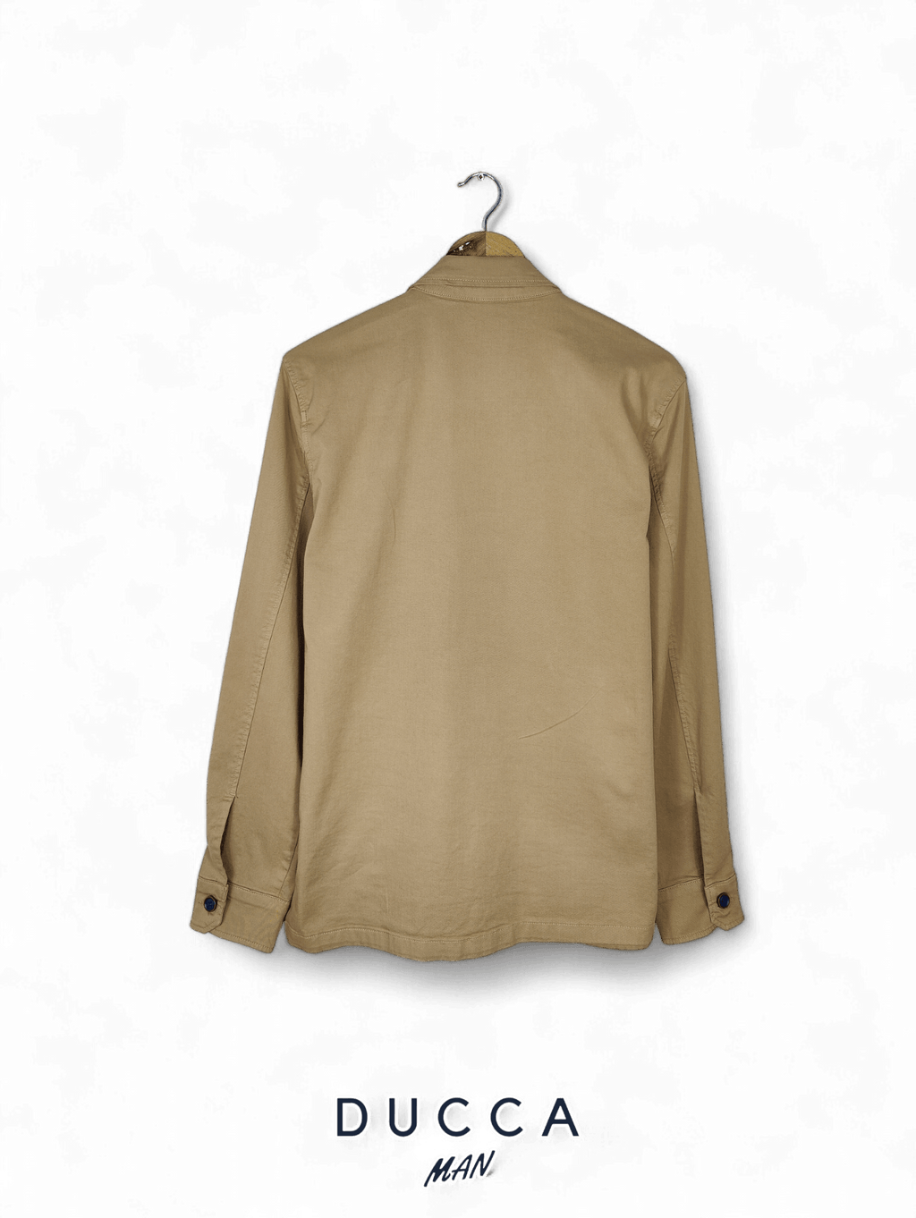 Sobrecamisa Cuatro Cierres Beige - DUCCA Sobrecamisas Hombre M DUCCA