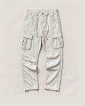 Pantalón Cargo Recto Sierra gris claro, flat lay