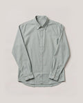 Camisa Patio verde salvia, flat lay