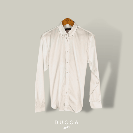 Camisa Blanca Labrado Imperio Corintio - DUCCA