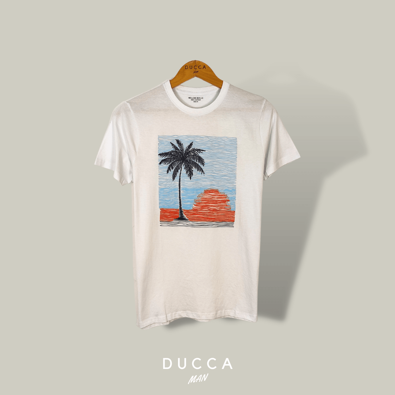 Camiseta Beach Horizon - DUCCA S / Blanco DUCCA