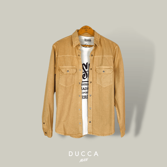 Sobrecamisa YD Beige - DUCCA