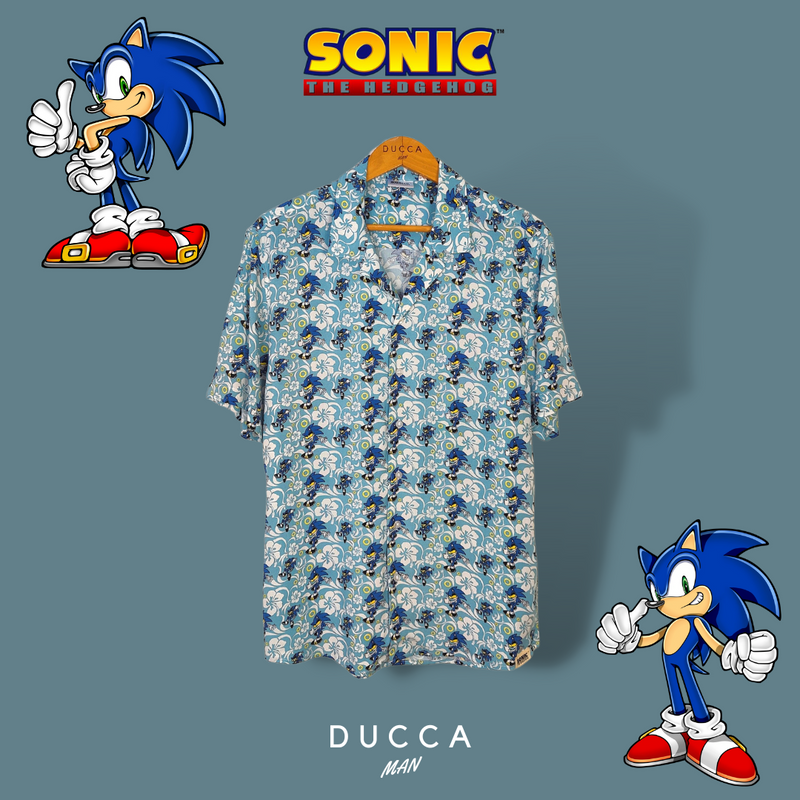 Camisa Hawaiana Sonic