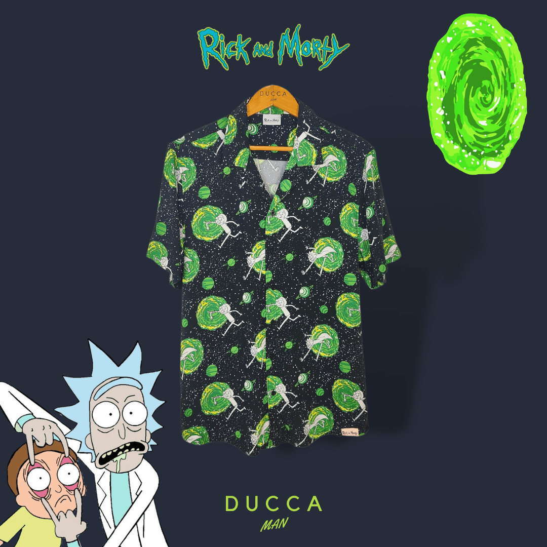 Camisa Hawaiana Rick y Morty - DUCCA