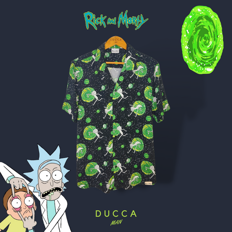 Camisa Hawaiana Rick y Morty